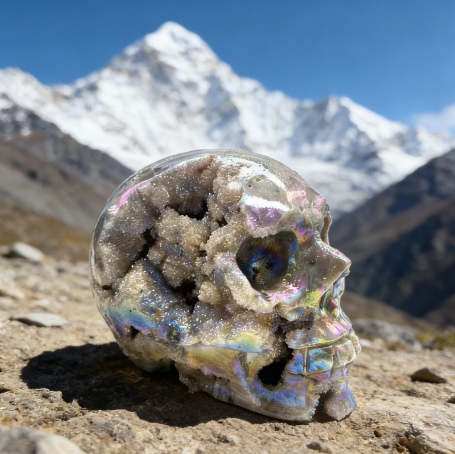 Asestrell Crystal Skull Sculpture