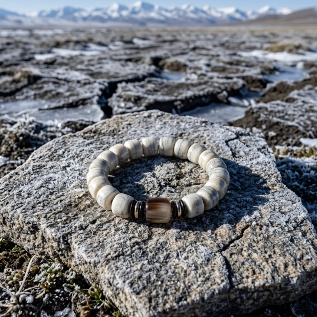 Tibetan Natural Yak Bone Bracelet