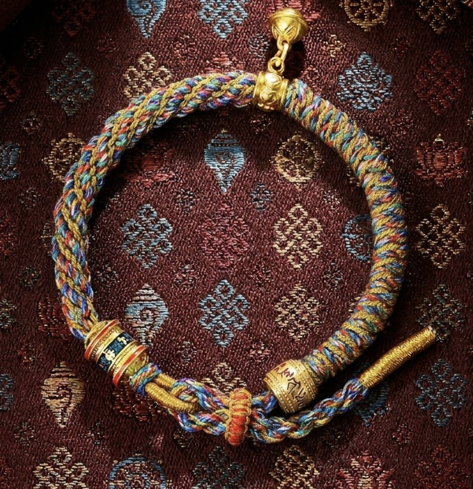 Colorful Prayer Flag Bracelet